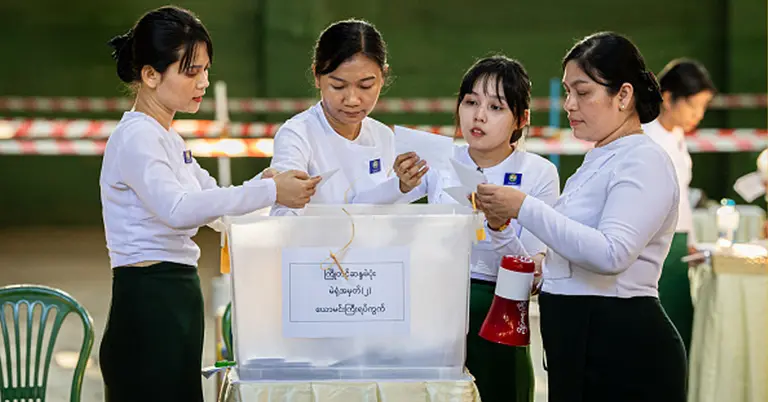 মিয়ানমারে নির্বাচন